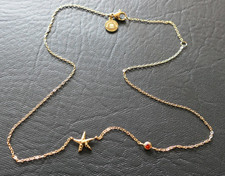 Purelei Mahina Club STAR-BEACH Gold Edelstahl 18k vergoldete Kette bis 44cm NEU