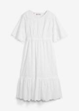 Neu Umstandskleid mit Ponchoärmel Gr. 44 Weiß Damen-Kleid Sommerkleid