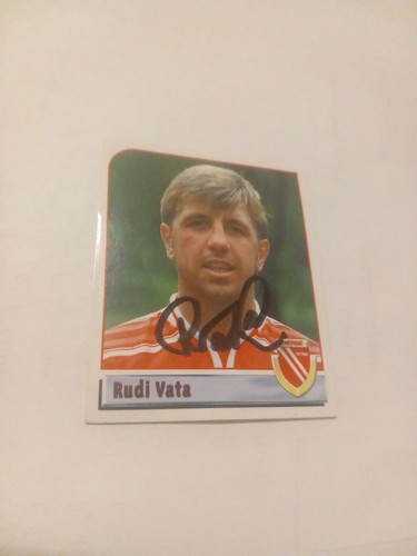 Panini sticker signiert - signiert, rudi