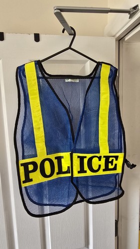 Nypd sicherheitsweste blau - sicherheitsweste,