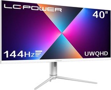 LC-Power LC-M40-UWQHD-144 40 Zoll UltraWide Monitor - Weiß