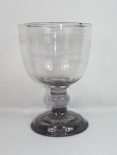 alte Weißbier Schale Berliner Weisse Bier Glas Abriss Uran Glas? um 1880 H. 19cm
