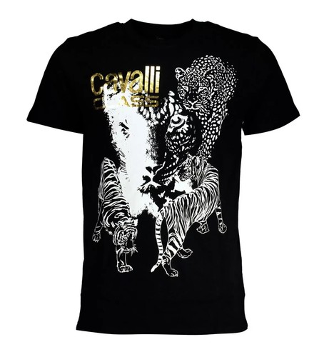 Cavalli class shirt runder - t-shirt,