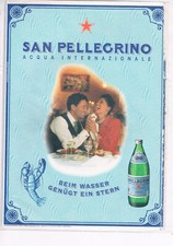 San Pellegrino Werbeanzeige Werbung San Pellegrino #1 NG 