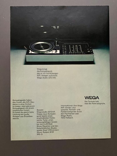 Wega studio 3213 - , hifi