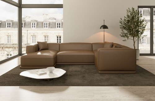 Sofa leder wohnlandschaft - sofa,