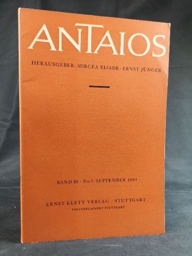 Antaios zeitschrift für eine - antaios:,