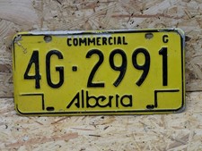 NUMMERNSCHILD KANADA - ALBERTA