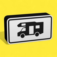 Wohnmobil Verkehrsschild - LED