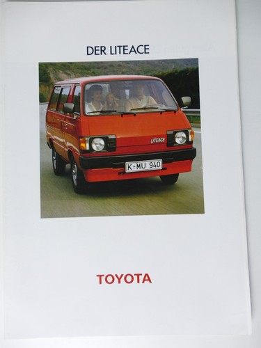 Toyota katalog händlerstempel - toyota,