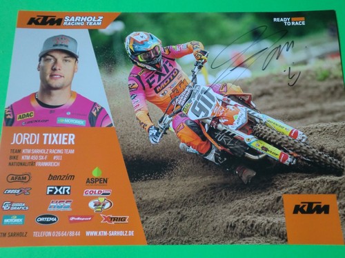 Poster motocross jordi - poster, tixier