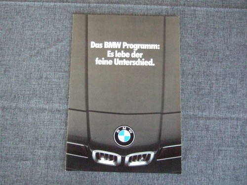 Bmw prospekt programm inkl - bmw,
