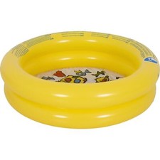 Planschbecken Kinderpool Gartenpool Babypool Mini aufblasbar Ø 61x12cm rund gelb