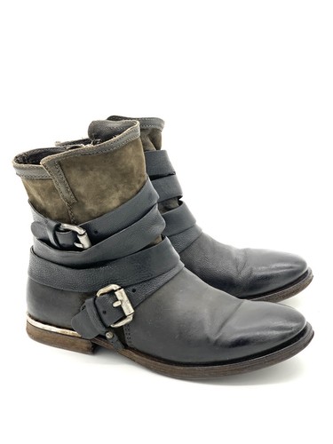 Brown leather suede - 98,