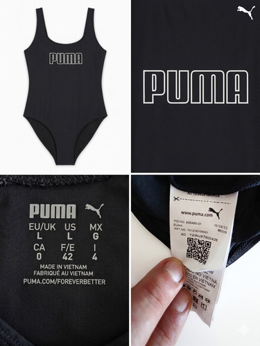 Puma damen badeanzug schwarz - badeanzug,