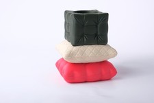 Stacked cushion vase - cushion,