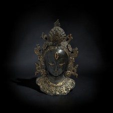 Tara Wandmaske Bronze Nepal -