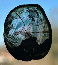 Turmalin Querschnitt Scheibe