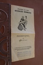 Alte werbung auszüge aus - alte,