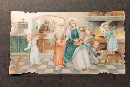 Heiligenbild maria engel josef - maria,