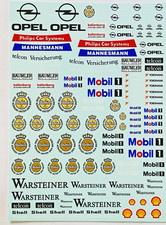 Decal DTM Sponsoren, Warsteiner, Shell, Opel, Mobil1, etc,     1:43