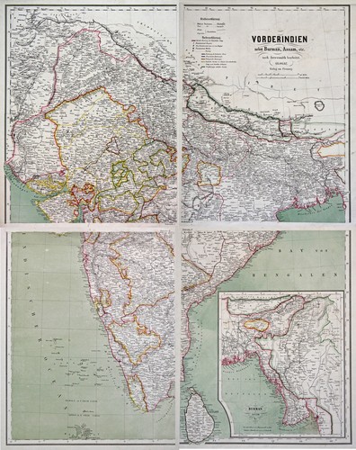 Indien blatt original - 4,