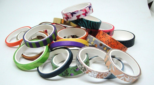 Rollen washi tape - 10,