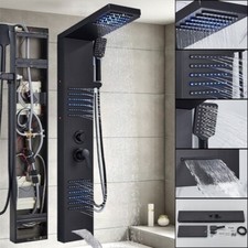 LED Edelstahl Duschpaneel