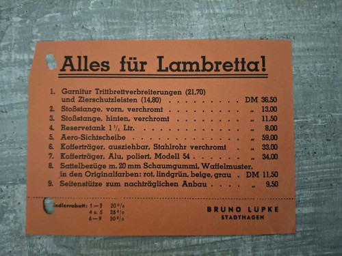 Original nsu reklame - reklame, lambretta