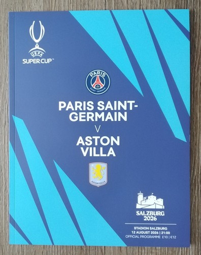 Programm uefa super cup - programm,