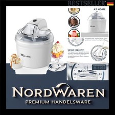 Kecoolke Eismaschine 1,5L – Elektrischer Eisbereiter für Frozen Yogurt & Gelato