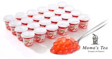 24x bubble tea perlen erdbeere - bubble,