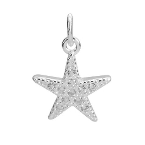 Anhänger charm seestern mit - charm,
