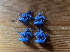 Risiko Spiel Parker Befreiungsspiel 4 Spielfiguren  Ersatzteil 5 Armeen blau