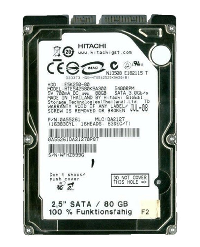 Hitachi zoll 5400 sata - hitachi,