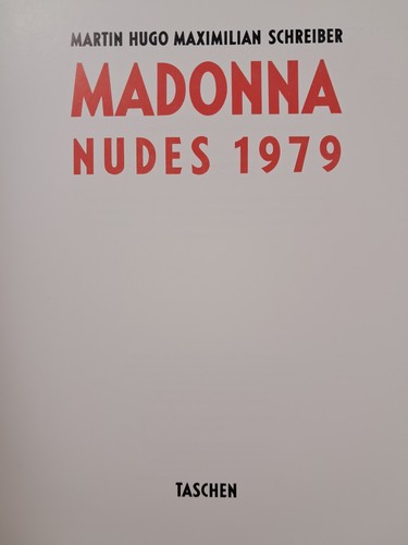 Madonna nudes 1979 bildband - nudes,