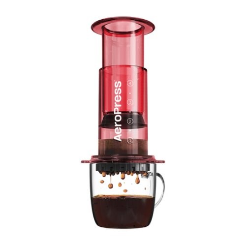 Aeropress clear red coffee - -,
