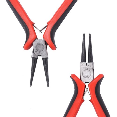 Rundzange 13cm rot - rundzange,