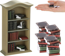 Miniatur Bücherregal Set für