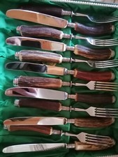 Jagd Besteck 12 teilig