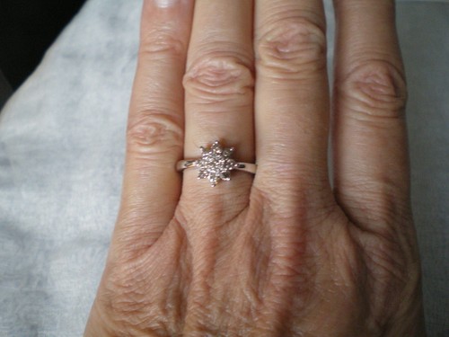 Champagner diamant ring gr - diamant,