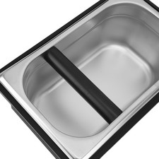 Großes Fassungsvermögen Kaffeepulverfass Edelstahl Abklopfkasten