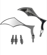 Universal 10mm 8mm CNC Klinge Motorrad Cruiser Chopper Custom Spiegel Für Harley