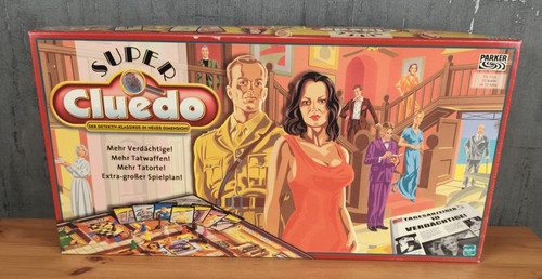 Super cluedo parker - cluedo,