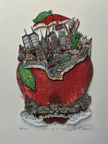 Charles fazzino original 3d - charles,