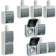 Schalter Steckdose IP65 Schuko