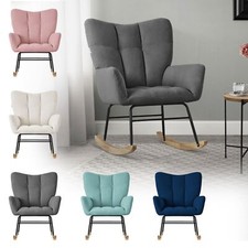 Schaukelstuhl Sessel Schaukelsessel Relaxsessel Wohnzimmersessel Polstersessel