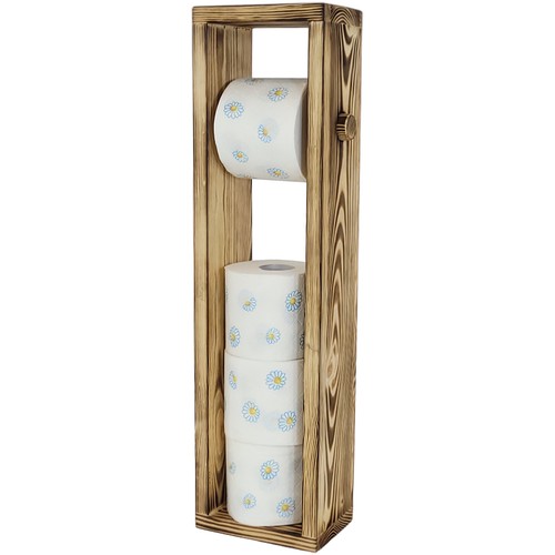 Toilettenpapierhalter aus holz - toilettenpapierhalter,