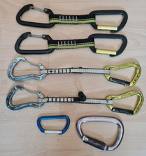 4 Expressen, HMS-Karabiner, 7 Rundschlingen untersch. Längen, Reepschnur 4,50 m