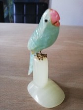 Geschnitzter jade papagei - geschnitzter,
